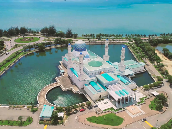 コタキナバル半日観光ツアー　必見の3大モスクと絶景サンセットスポットを観光 ＜日本語ガイド／コタキナバル発＞ 