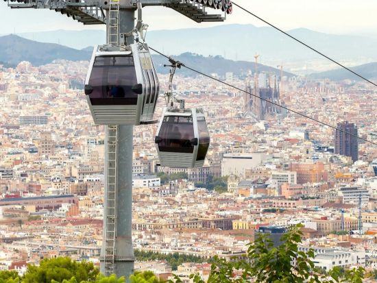 モンジュイック・ロープウェイ　チケット予約＜往復＞