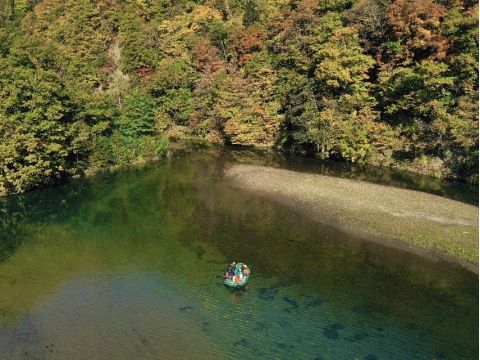 【愛犬・愛猫連れOK】定山渓 豊平川ちびっこラフティングツアー  1歳からできる川遊びツアー！流れがゆるやかで小さなお子様も安心♪＜4～11月／埜のてらす集合＞