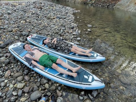 定山渓豊平川 川辺でテントサウナツアー 水風呂はもちろん目の前の川へ！渓谷の中で味わうととのい体験＜4～11月／3歳以上参加可／埜のてらす集合＞