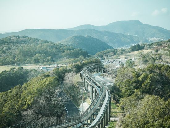 稲佐山スロープカーからの景色@カメラガールズ