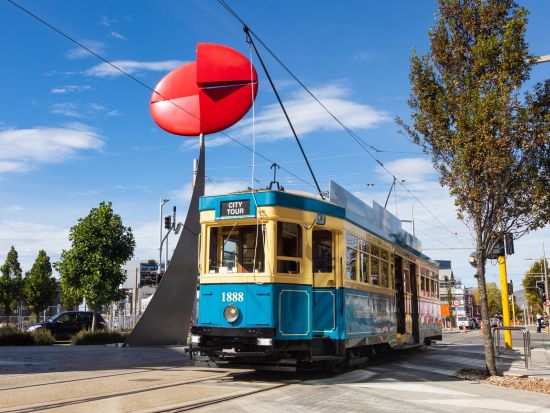 クライストチャーチ市内18ヵ所　乗り降り自由トラム1日パス！＜英語／クライストチャーチ発＞