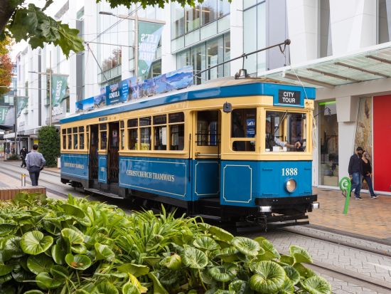 クライストチャーチ市内18ヵ所　乗り降り自由トラム1日パス！＜英語／クライストチャーチ発＞