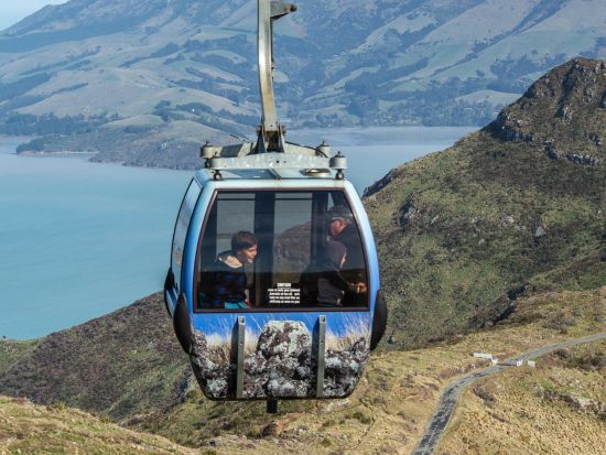 ゴンドラ往復チケット　クライストチャーチの絶景を山頂から堪能！＜英語／クライストチャーチ発＞