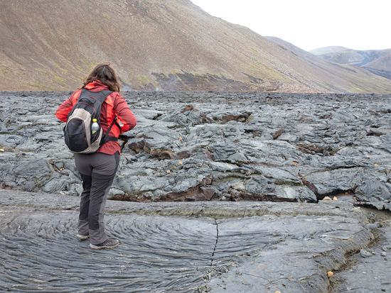 the new lavafield, Fagradalsfjall_pixta86425049