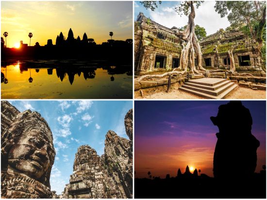アンコールワット3大遺跡観光ツアー　朝日鑑賞付で充実！伝統舞踊鑑賞やトンレサップ湖夕日鑑賞プラン選択可＜午前・1日／日本語ガイド／ベテランガイドプランあり＞