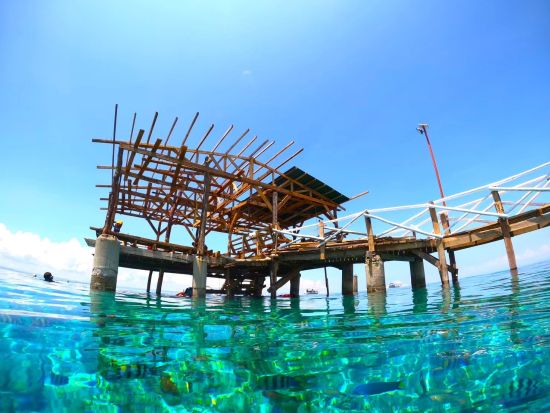 アイランドホッピング パンダノン島＆ヒルトゥガン島  天国に一番近い島と海洋保護区体験ダイビングまたはシュノーケル  ＜日本語ガイド／BBQランチ＞