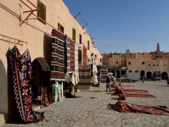 GHARDAIA TOWN IN THE M_ZAB VALLEY IN CENTRAL ALGERIA