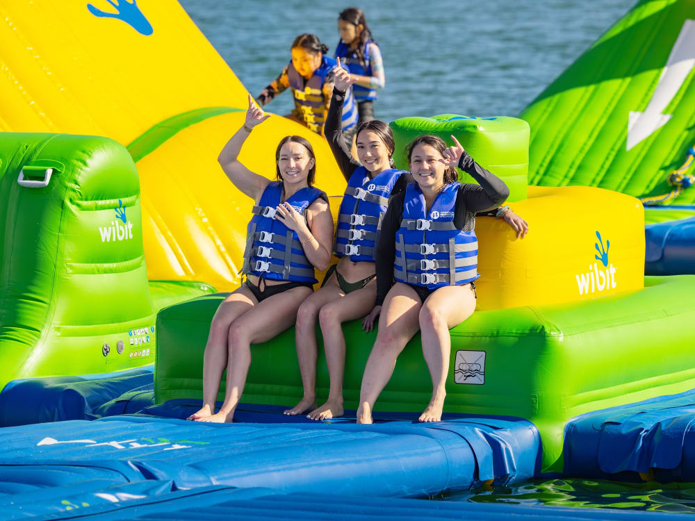 Oahu AquaVenture Lagoon Obstacle Course Playground & Watersports Combo ...