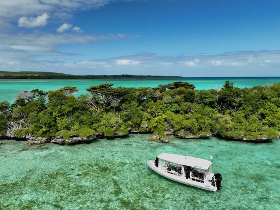 coffee tea break between our two dives