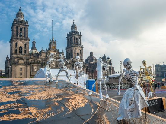 【2026年10月31日限定】メキシコシティ観光ツアー！世界遺産テオティワカン遺跡＋死者の日の雰囲気を楽しむ旧市街街歩き＜日本語ガイド／メキシコシティ発＞