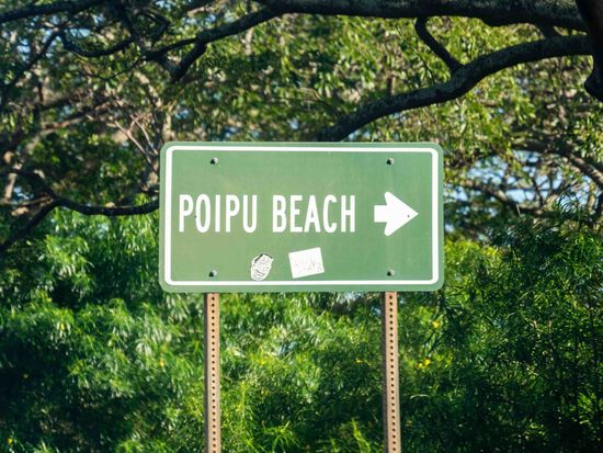 Poipu Beach shutterstock_2426360273