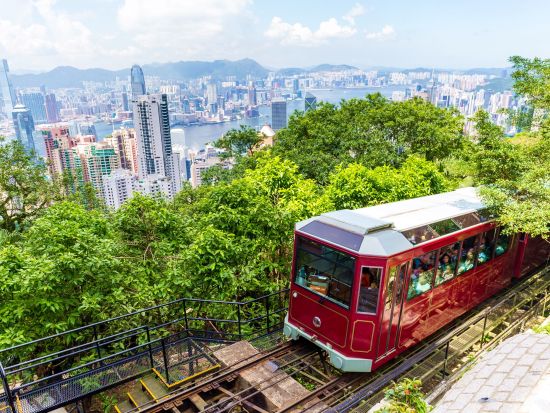 ピークトラム乗車＋スカイテラス428展望台入場 セットチケット事前予約　ビクトリアピークからの絶景を満喫！＜片道or往復＞