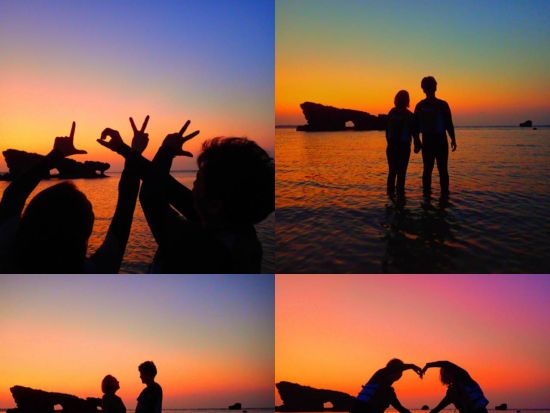 青の洞窟 ナイトシュノーケリング　洞窟ライトアップや夜光虫との神秘の空間！21時発のミッドナイトプランもあり＜真栄田岬集合＞