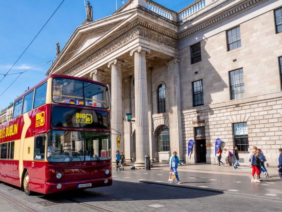 ダブリン 乗り降り自由バス　チケット事前予約 ＜英語ガイド＞