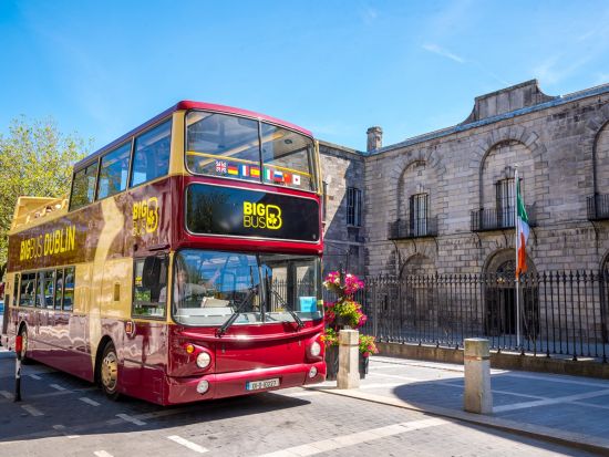 ダブリン 乗り降り自由バス　チケット事前予約 ＜英語ガイド＞