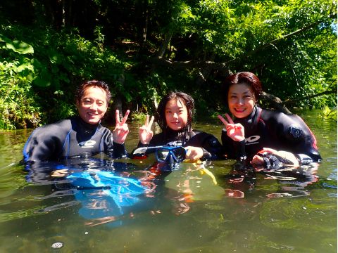 支笏湖 千歳川　リバーシュノーケルツアー 10年連続水質No.1の水中世界を覗いてみよう＜6～11月／現地集合／支笏湖＞by オーシャンデイズ