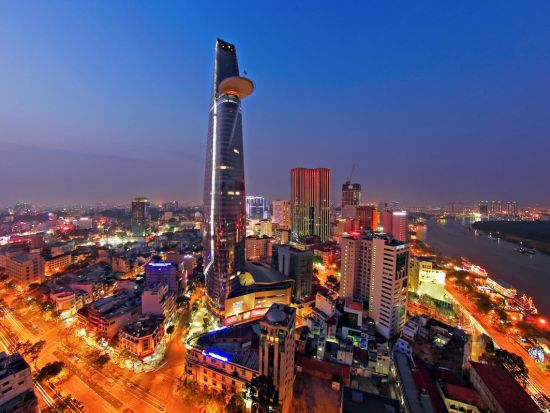サイゴン スカイデッキ入場チケット事前予約　49階の展望台から360度広がるホーチミンの街並みを一望！＜ベトナム＞