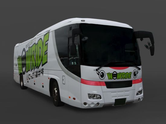 JR福井駅⇔恐竜博物館 新感覚XRバス WOW RIDE いこっさ！福井号 臨場感あふれる仮想空間体験バス＜～2026年3月まで＞