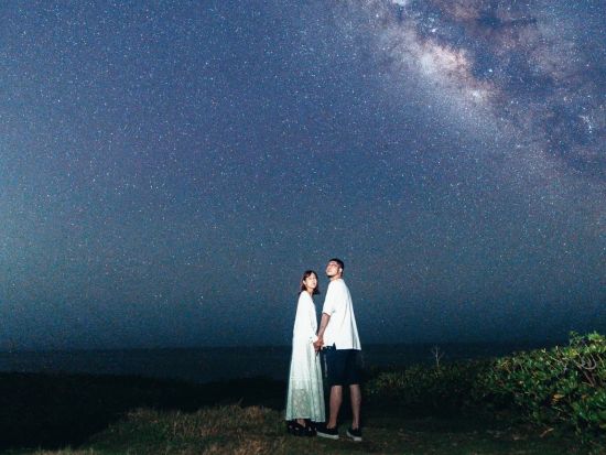 星空フォトツアー プロ撮影の映え写真！天然のプラネタリウムで特別な1枚を 翌日スピード納品＜当日予約OK／約20～30分／石垣島＞