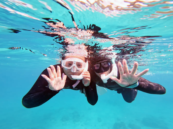 【夏季限定】2ボートシュノーケリング半日ツアー　写真・動画プレゼント！スナック&ドリンク付き＜1名～／7月中旬～11月／約3時間／笠利町＞by OCEANZ