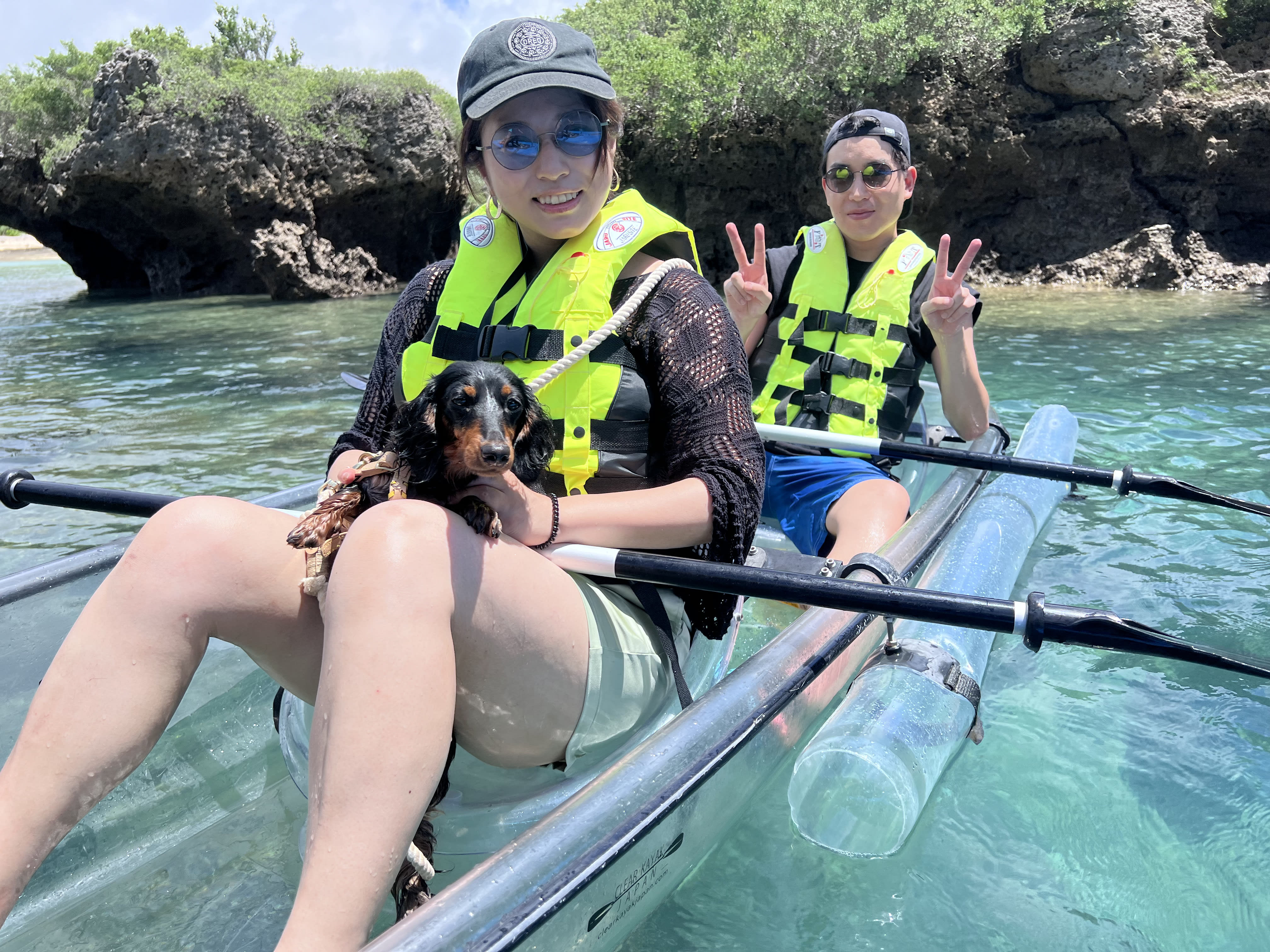 愛犬連れOK】クリアカヤックツアー 愛犬と一緒に透明度抜群の海の散歩へ！＜当日予約可／1～1.5時間／宮古島＞ |  宮古島の観光・オプショナルツアー専門 VELTRA(ベルトラ)