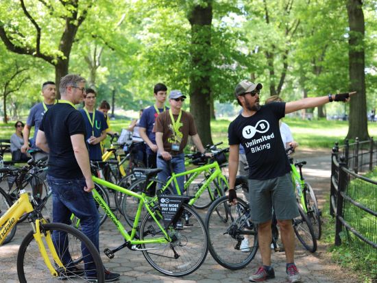 サイクリングで巡る　セントラルパーク観光ツアー ＜英語ガイド＞by Unlimited Biking