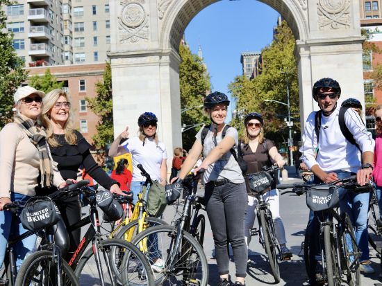 サイクリングで巡る　ニューヨーク マンハッタンのハイライト観光　有名スポットでの撮影タイムあり！＜3時間／英語ガイド＞by Unlimited Biking