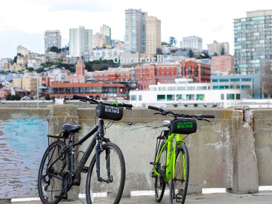 サンフランシスコ　電動自転車レンタルサービス＋サウサリートフェリー乗船チケット付き＜1日＞by Unlimited Biking