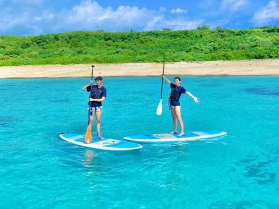 宮古島 青の洞窟シュノーケリング＆探検＋絶景ビーチSUP/カヌー宮古島と伊良部島の海を遊びつくそう！神秘的な「サファイアケーブ」で思い出づくり＜約6時間＞