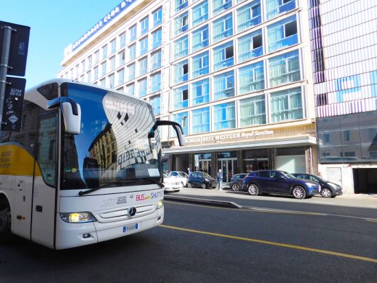 【空港シャトル】ローマ・チャンピーノ空港 ⇔ ローマ市内　バス乗車チケット ＜英語ドライバー＞