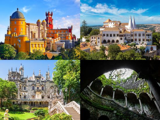 シントラ観光 1日ツアー 人気の3大宮殿を制覇！ペーナ宮殿＋シントラ宮殿＋レガレイラ宮殿＜貸切／現地語ドライバー／リスボン発＞