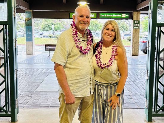 レイ・グリーティングサービス　生花でつくられたハンドメイドのレイでお出迎え＜リフエ空港＞