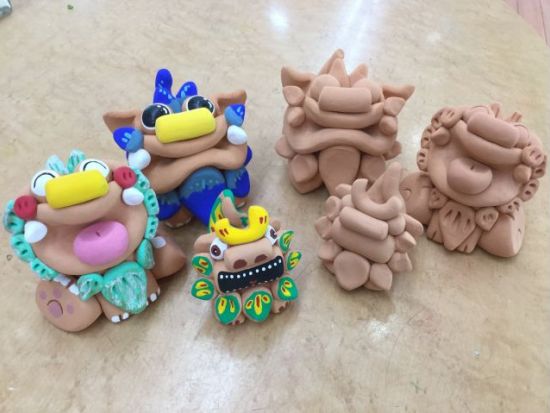 陶器シーサー作り 世界で一つのオリジナルシーサーを作成 美ら風で沖縄文化体験＜当日9時まで予約／那覇平和通り＞by沖縄アート体験美ら風