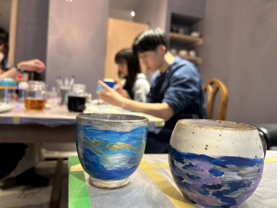 【青山】器絵付けプラン 江戸塗りでオリジナル茶器を作成 完成した作品でお茶を楽しむ 日本の伝統文化を体験＜午後／2時間＞