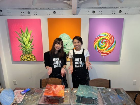 【下北沢】たらし込みアート体験 世界に一つだけのオリジナル作品を作成 アート・ミュージック・ドリンクを楽しむ贅沢なひと時＜午後／2時間＞