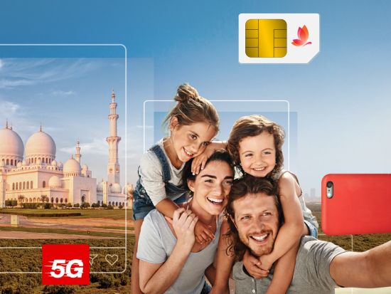 ドバイ空港受取　5G/4GプリペイドeSIM/SIM予約＜2～8GB／7日間or28日間有効＞ 