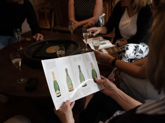 シャンパーニュ地方　ヴーヴ・クリコ（VEUVE CLICQUOT）＋家族経営セラー見学ツアー　＜試飲付／昼食付／ランス発＞