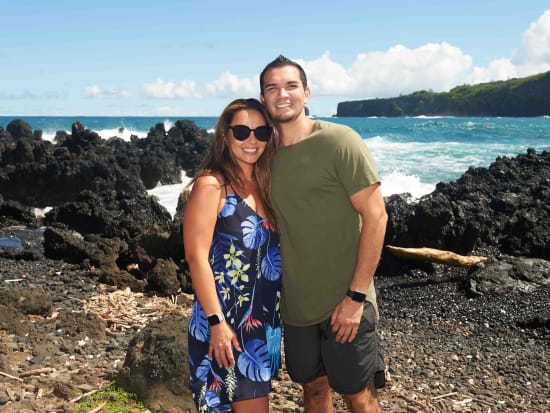 Maui Hana Rocky Shore Couple