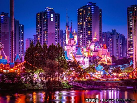 ロッテワールドアドベンチャー1日フリーパスチケット＋アクアリウム入場チケット＜往路片道送迎付き＞