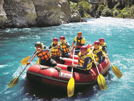 クライストチャーチ　ワイアウ川ラフティング　グレード2の急流下り！の写真5