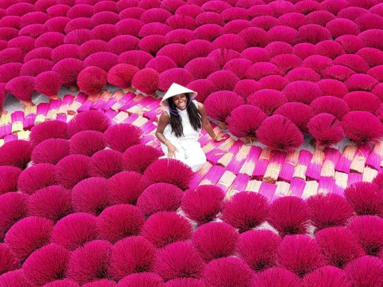 世界遺産チャンアン＋古都ホアルー＋クアン・フー・カウ線香村観光ツアー　洞窟でのボート探検でハノイの自然を満喫＜昼食／英語ガイド／貸切プラン選択可＞