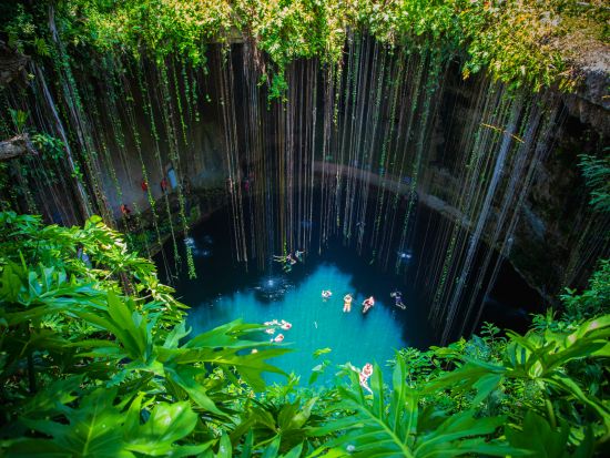 チチェンイツァ遺跡+セノーテイキル 少人数ツアー＜半日／日本語／混載／送迎あり／カンクン発着＞