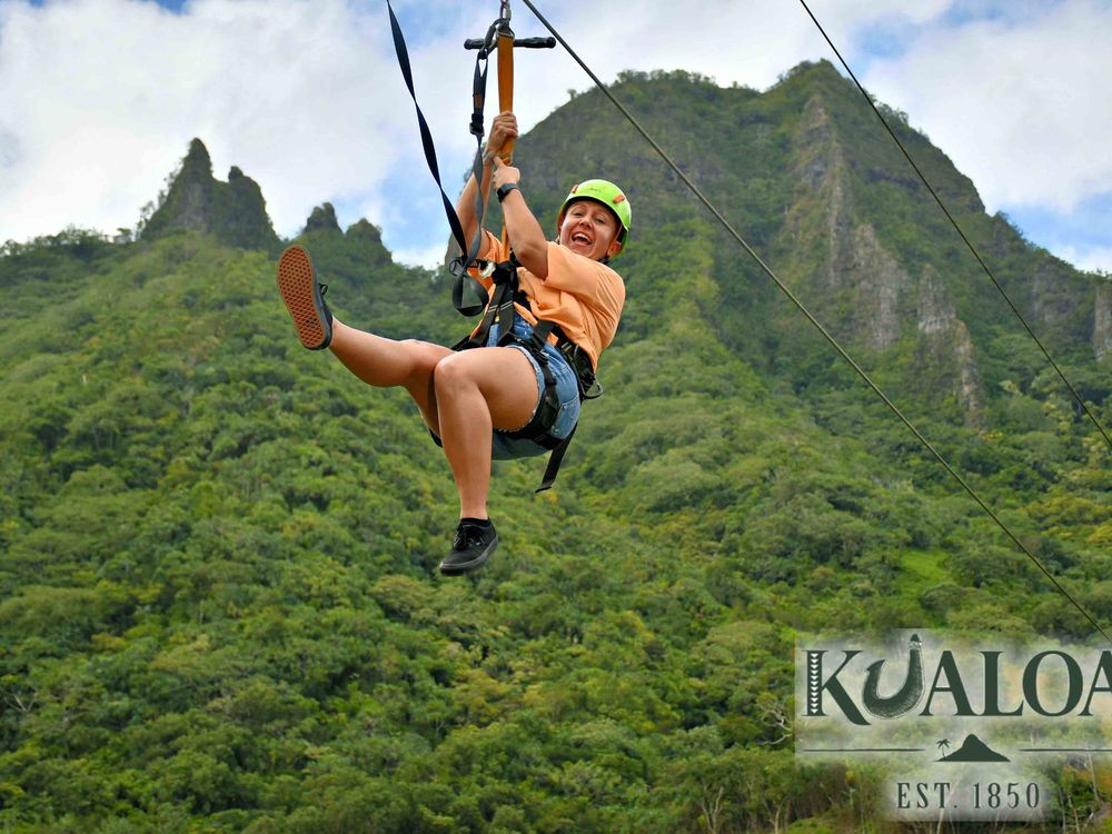 Kualoa Ranch Zipline Tour & Jurassic Valley Adventure - Oahu - VELTRA