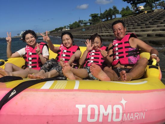 ちょい遊びプラン 初めての方も安心！4種類のマリンアクティビティの中からお好きな3種類を選んで遊べるコース＜30分／写真サービス／うるま市＞