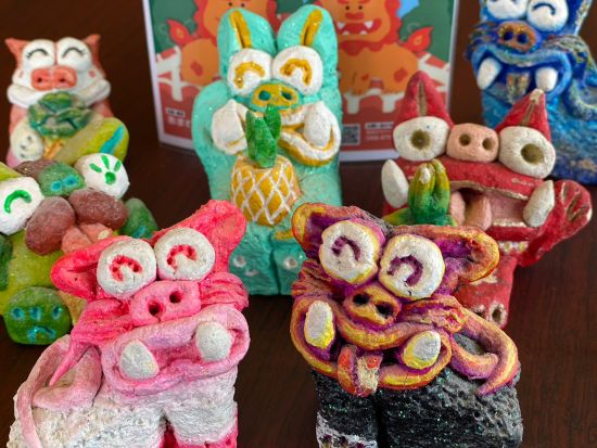 シーサー絵付け体験 世界に一つだけのオリジナルシーサーを作ろう！うるマルシェ商品券付きプランあり◎＜約1時間／3歳～／本島中部 うるま市＞