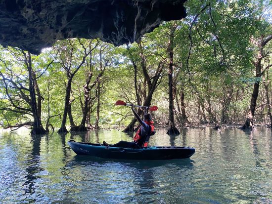 宮良川マングローブカヤック！背もたれ付で超快適♪ファミリーやシニアにもおすすめ！貸切プランもあり【スマホ撮影付き】＜石垣島発＞