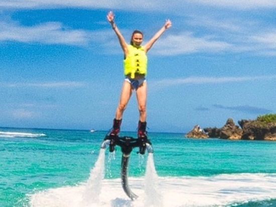 ジェットスキー2艇貸し切り 初めての方も安心！プライベート空間でオーダーメイドのマリンスポーツを楽しむコース＜6時間／写真サービス／うるま市＞