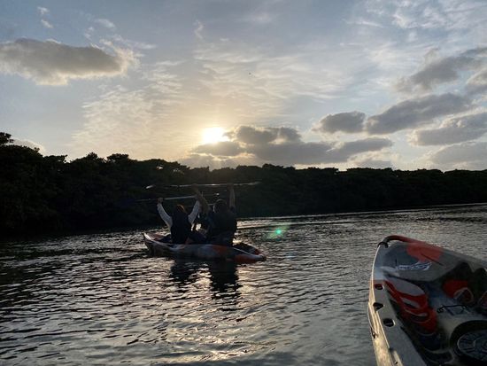サンセットナイトカヤック