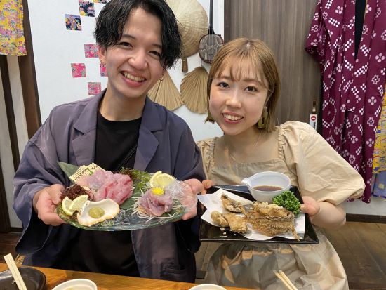 のんびり泳がせ釣り1日コース 確実に大物を釣りたい方にオススメ◎釣った魚は居酒屋で食べて乾杯しよう！＜送迎あり／約7時間／石垣島＞